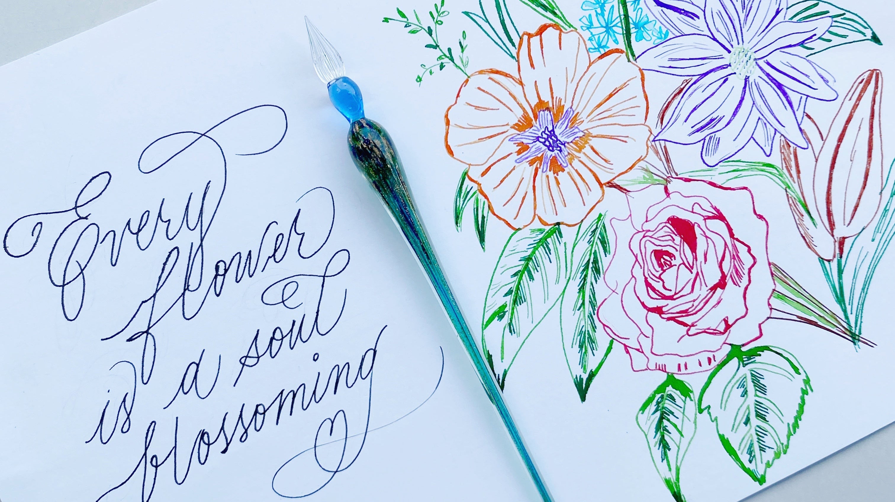 A Guide to Using & Caring for your Glass Pen