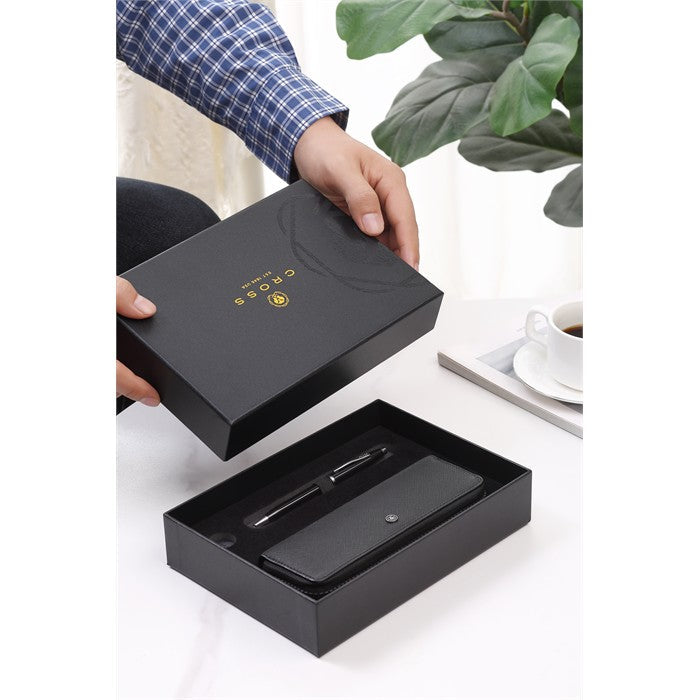 Cross Classic Black Zippered Double Pen Case