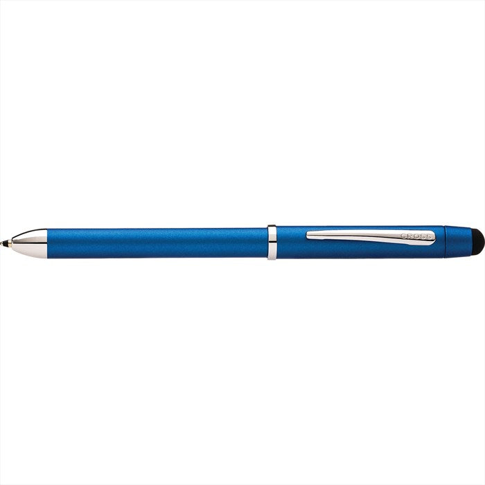 Cross Tech3+ Multi Function Pen - Metallic Blue with Polished Chrome