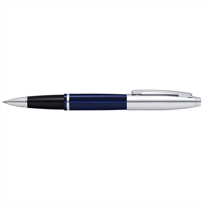 Cross Calais Chrome & Blue Lacquer Rollerball Pen