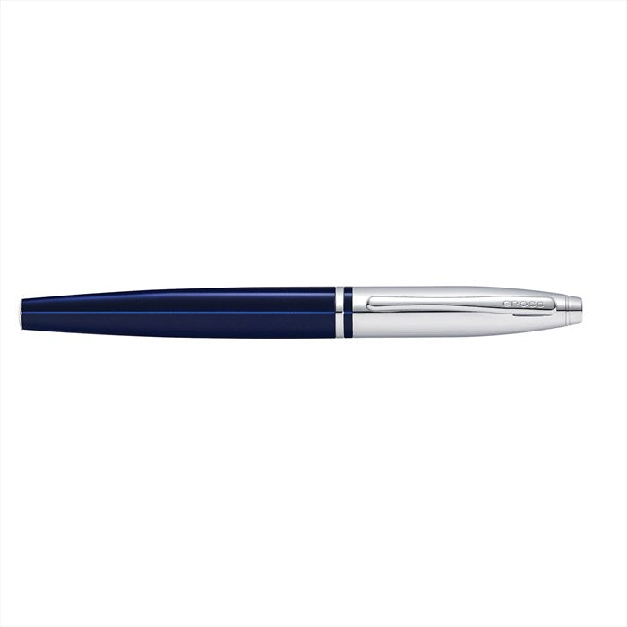 Cross Calais Chrome & Blue Lacquer Rollerball Pen