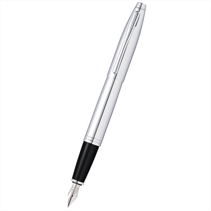 Cross Calais Polished Chrome Fountain Pen - Medium