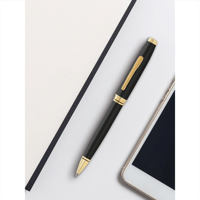 Cross Coventry Black Lacquer with Gold-Tone Ballpoint Pen