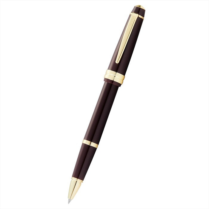 Cross Bailey Light Polished Burgundy Resin and Gold Tone Rollerball Pen