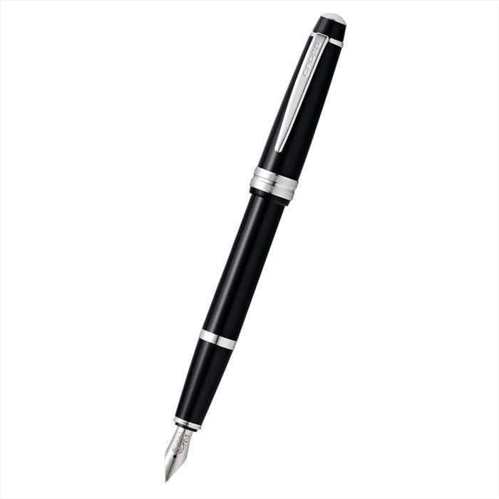 Cross Bailey Light Polished Black Resin Fountain Pen - Fine