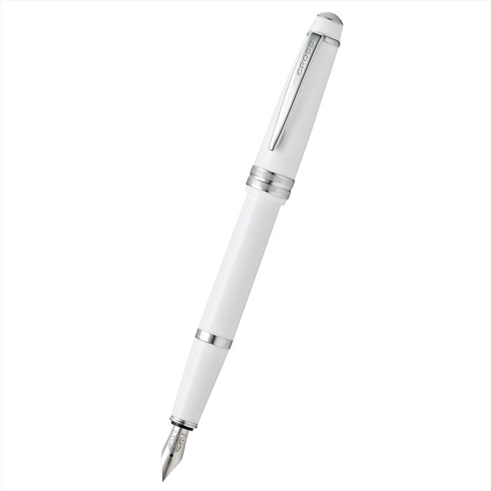 Cross Bailey Light Polished White Resin Fountain Pen - Extra Fine
