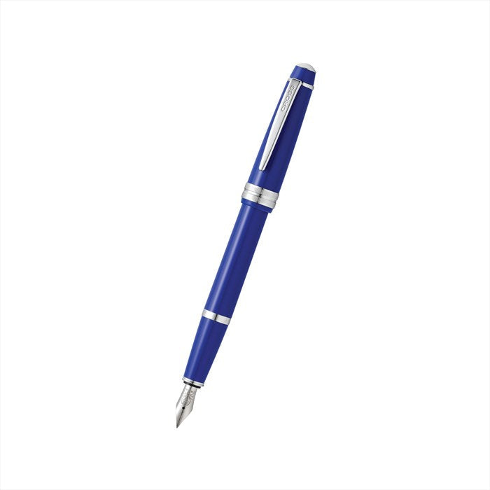 Cross Bailey Light Polished Blue Resin Fountain Pen - Medium