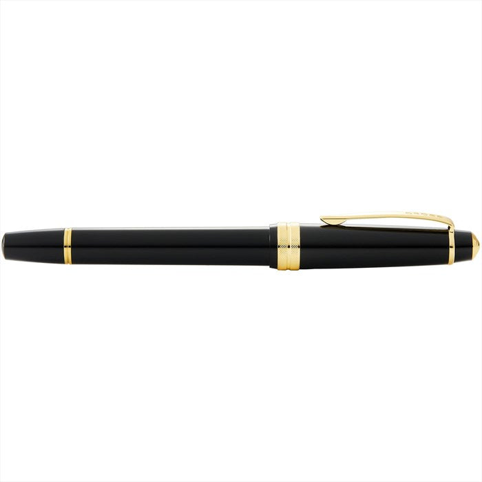 Cross Bailey Light Polished Black Resin and Gold Tone Fountain Pen - Extra Fine