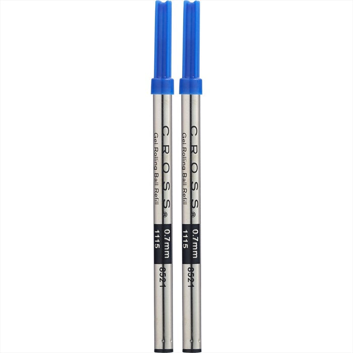 Cross Selectip Gel Rollerball Pen Refill - Blue - Medium - Dual Pack