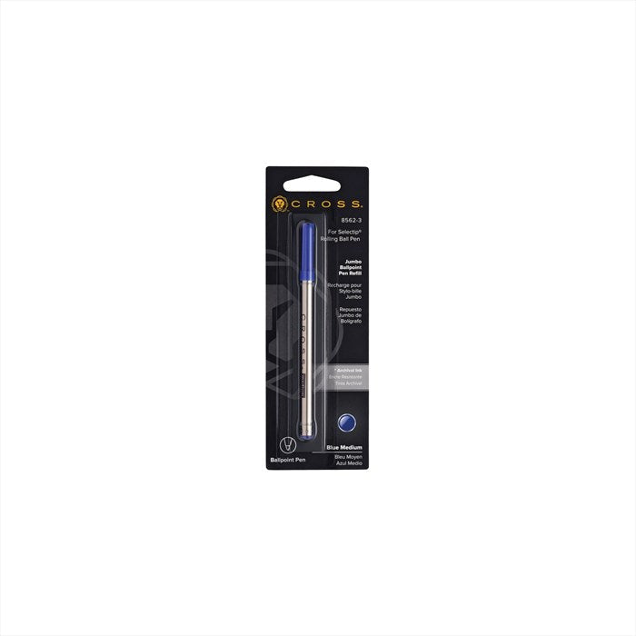 Cross Selectip Jumbo Ballpoint Pen Refill - Blue Medium - Single Pack