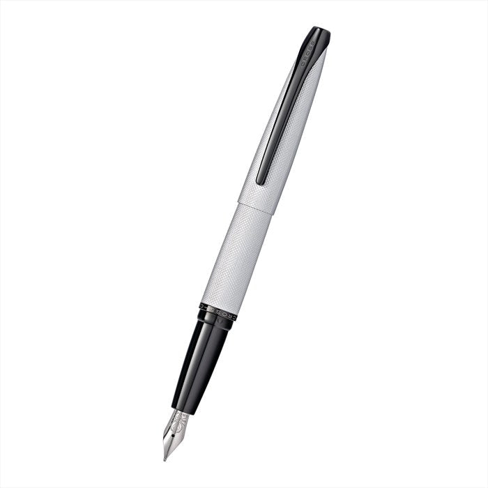 Cross ATX Brushed Chrome Fountain Pen - Medium