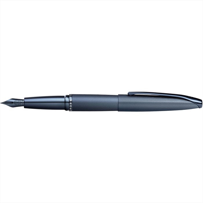 Cross ATX Sandblasted Dark Blue Fountain Pen - Fine