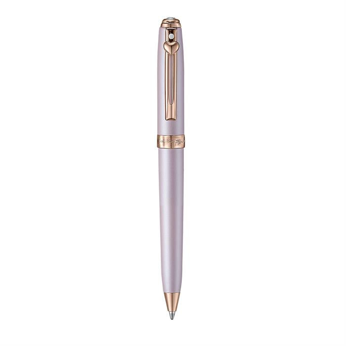 Sheaffer Prelude Mini Emily in Paris 9810 Pastel Pink and PVD Rose Gold Trims with Heart Emblem and Swarovski Crystal Ballpoint Pen