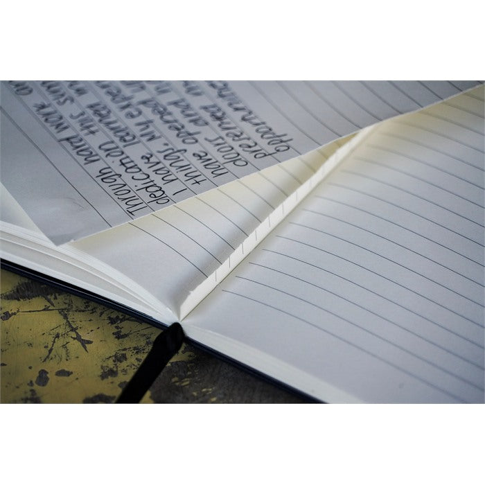 Cross Classic Century Lustrous Chrome Ballpoint Pen with Classic Black Journal Gift Set
