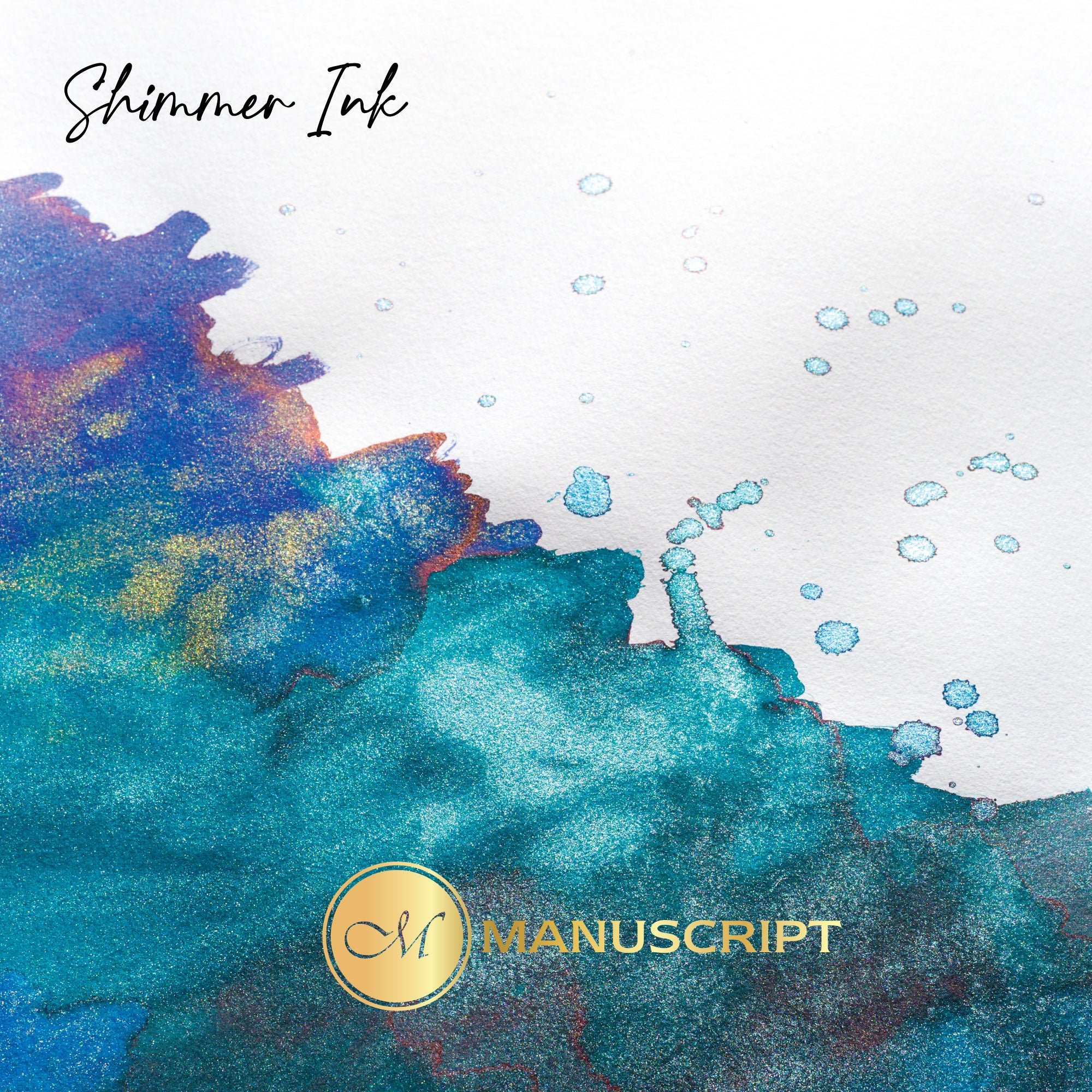 Shimmer Ink (7ml) Pack of 6 - Ocean.