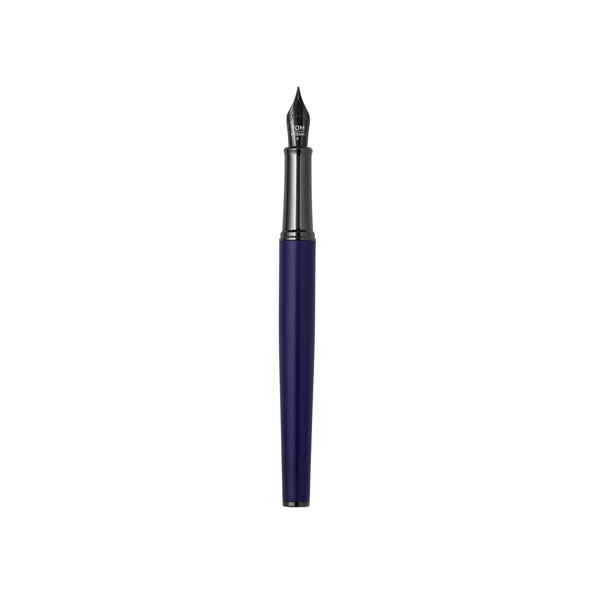 Tom Hessin Rebel Collection Oxford Blue Medium Fountain Pen & Ballpoint Pen Set