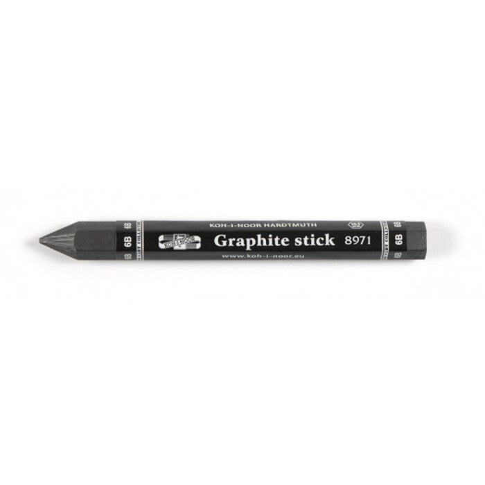 Koh I Noor jumbo woodless graphite pencil 8971 6B - pack of 12 pencils