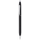 Cross Classic Century Black Lacquer Ballpoint Pen with Classic Black Magnetic Saffiano Leather Single Pen Case Gift Set Bundle
