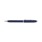 Cross Century II Blue Lacquer Ballpoint Pen Chrome Trim