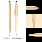 Cross Century II 23KT Heavy Gold Plated Ballpoint Pen