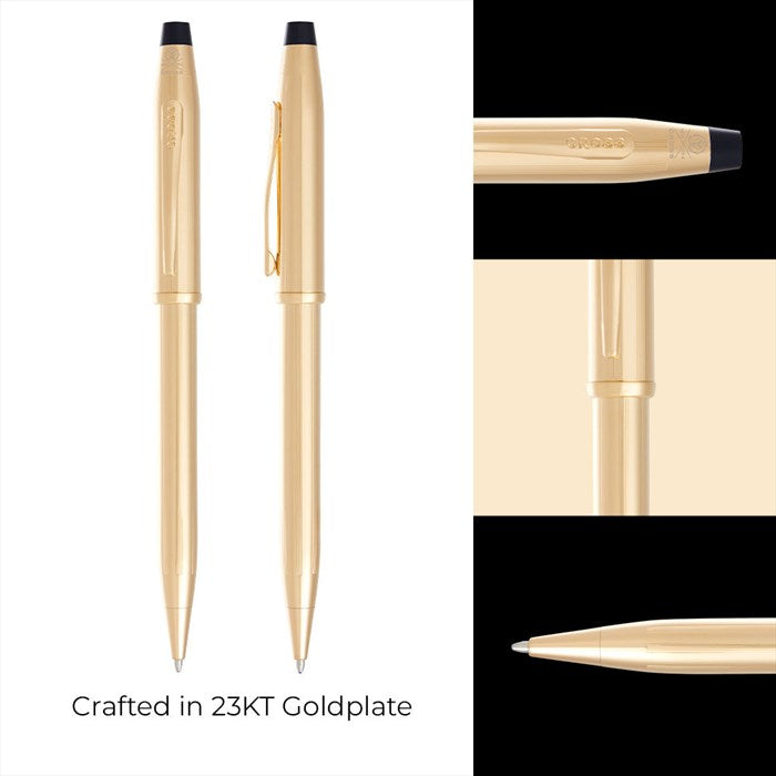 Cross Century II 23KT Heavy Gold Plated Ballpoint Pen