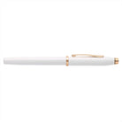 Cross Century II Pearlescent White Lacquer with Polished Rose Gold PVD Appointments and Polished Rose Gold PVD Medium Nib Fountain Pen