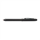 Cross Tech3+ Multi Function Pen - Brushed Black with Engraved Engine-Turned Diamond-Pattern Finish with Black PVD