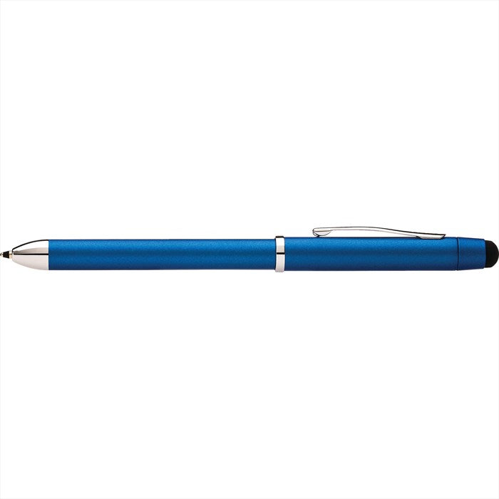 Cross Tech3+ Multi Function Pen - Metallic Blue with Polished Chrome