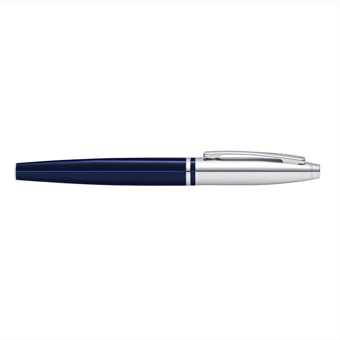 Cross Calais Chrome & Blue Lacquer Rollerball Pen