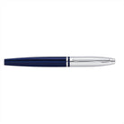 Cross Calais Chrome and Blue Lacquer Fountain Pen - Medium