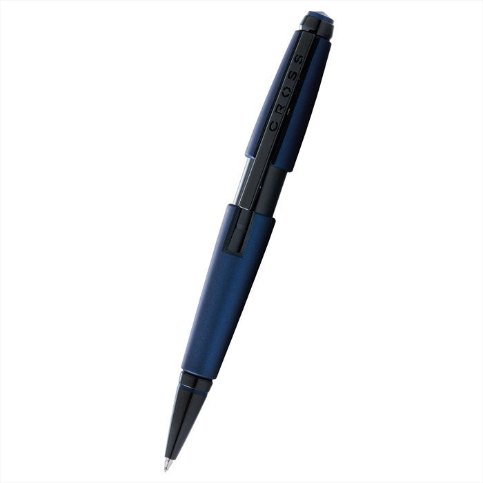 Cross Edge Matte Blue Lacquer Gel Rollerball Pen