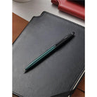 Cross Click™ Tuxedo Satin Metallic Green with Black Appointments Ballpoint Pen