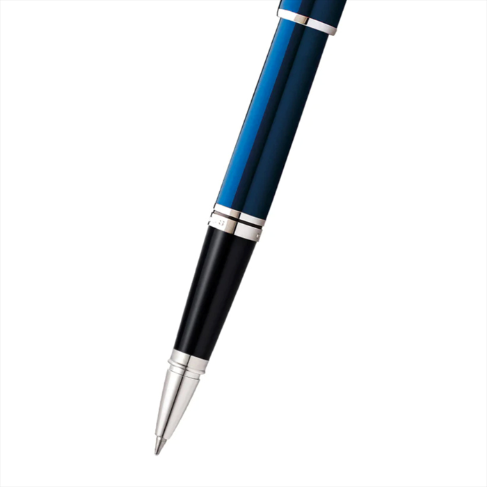 Cross Coventry Blue Lacquer with Chrome Trim Rollerball Pen