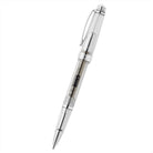 Cross Bailey Light Translucent Clear Resin with Bright Chrome Internal Mechanism and Chrome-plated Appointments Ballpoint Pen