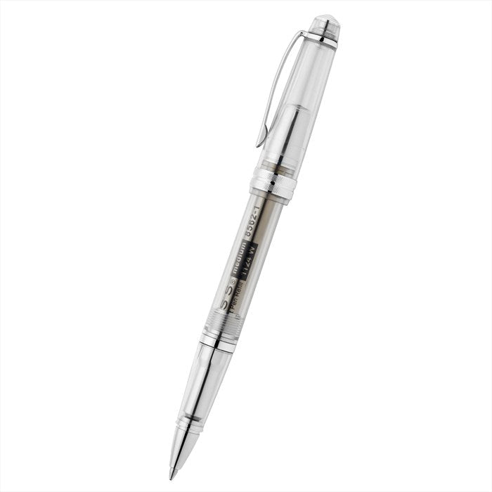 Cross Bailey Light Translucent Clear Resin with Bright Chrome Internal Mechanism and Chrome-plated Appointments Ballpoint Pen