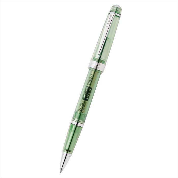 Cross Bailey Light Translucent Green Resin with Bright Chrome Internal Mechanism and Chrome-plated Appointments Ballpoint Pen