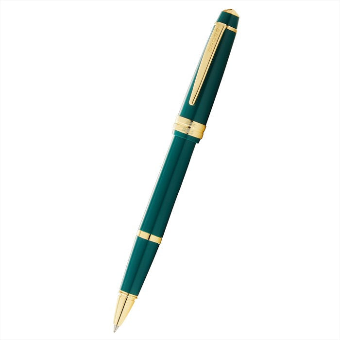 Cross Bailey Light Polished Green Resin and Gold Tone Rollerball Pen