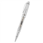 Cross Bailey Light Translucent Clear Resin with Bright Chrome Internal Mechanism and Chrome-plated Appointments Rollerball Pen