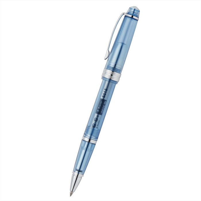 Cross Bailey Light Translucent Navy Blue Resin with Bright Chrome Internal Mechanism and Chrome-plated Appointments Rollerball Pen