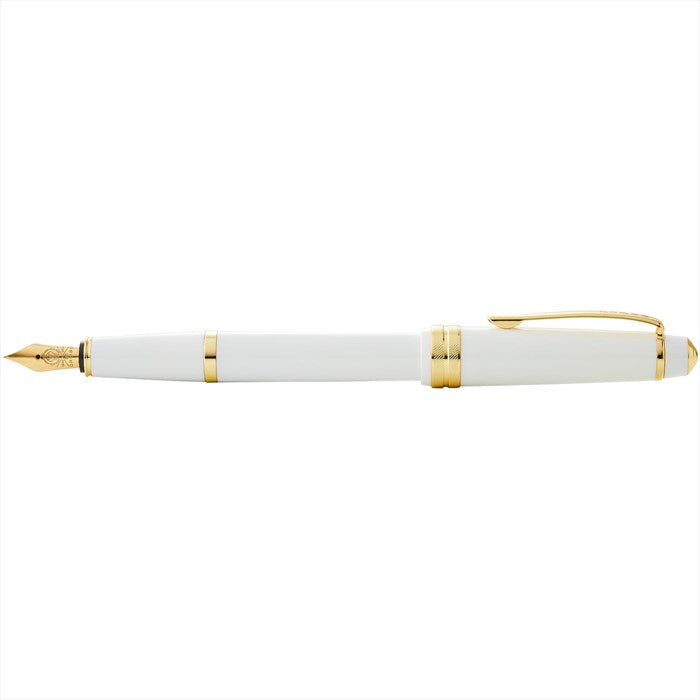 Cross Bailey Light Polished White Resin and Gold Tone Fountain Pen - Fine