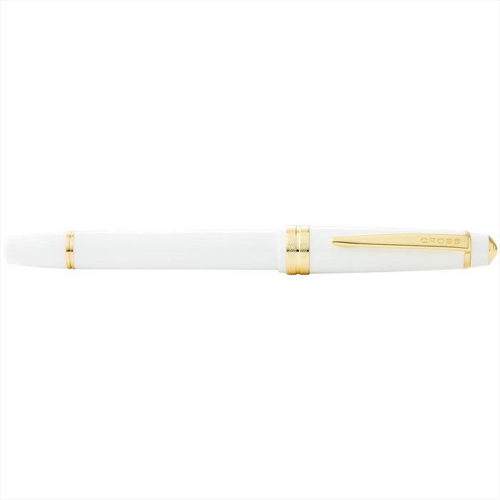 Cross Bailey Light Polished White Resin and Gold Tone Fountain Pen - Fine