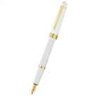 Cross Bailey Light Polished White Resin and Gold Tone Fountain Pen - Medium