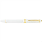 Cross Bailey Light Polished White Resin and Gold Tone Fountain Pen - Medium