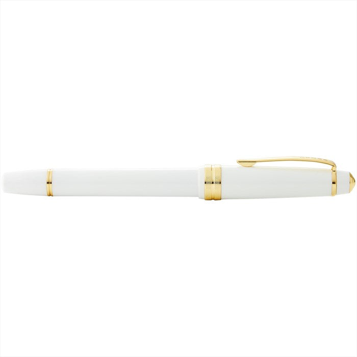 Cross Bailey Light Polished White Resin and Gold Tone Fountain Pen - Medium