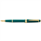 Cross Bailey Light Polished Green Resin and Gold Tone Fountain Pen - Medium