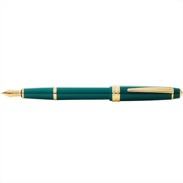 Cross Bailey Light Polished Green Resin and Gold Tone Fountain Pen - Medium