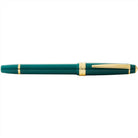Cross Bailey Light Polished Green Resin and Gold Tone Fountain Pen - Medium