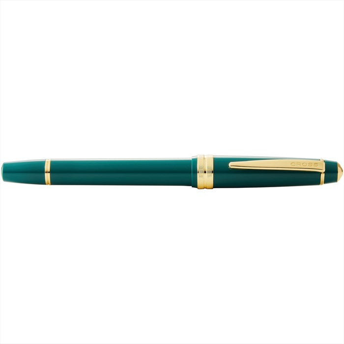Cross Bailey Light Polished Green Resin and Gold Tone Fountain Pen - Medium