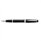 Cross Bailey Light Polished Black Resin Fountain Pen - Fine