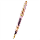 Cross Bailey Light Translucent Pink Sapphire Resin with Bright Chrome Internal Mechanism and Gold-plated Appointments Extra-Fine Nib Fountain Pen